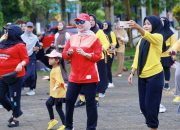 Momentum Sehat dan Silaturahmi Pasca Lebaran, CFD Alun-Alun Colliq Pujie Kembali Padat