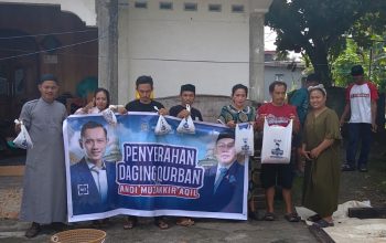 Andi Muzakkir Aqil Salurkan 10 Ekor Sapi Kurban di Dapil Sulsel II, Satu Ekor untuk Masyarakat Barru