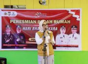 Bupati Barru Resmikan Rumah Bedah Polres-Baznas, Penerima Manfaat Nangis Haru