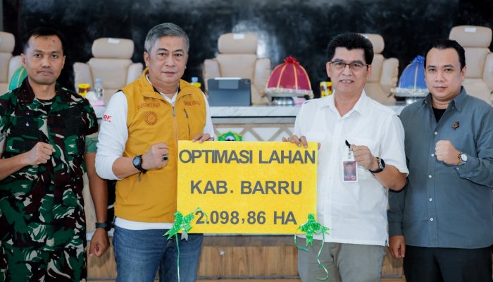 Wabup Barru Resmikan Rakor OPLA 2026, Serap Bantuan Lahan 2.098 Hektare dan Dana Rp9,9 Miliar