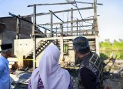 Bupati dan Wakil Bupati Barru Tinjau Langsung Korban Kebakaran di Tanete Rilau