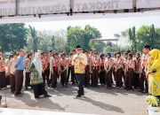 “Tunjukkan Karakter Pramuka!” – Wabup Barru Beri Arahan Khusus kepada 38 Duta Jamnas