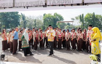 “Tunjukkan Karakter Pramuka!” – Wabup Barru Beri Arahan Khusus kepada 38 Duta Jamnas